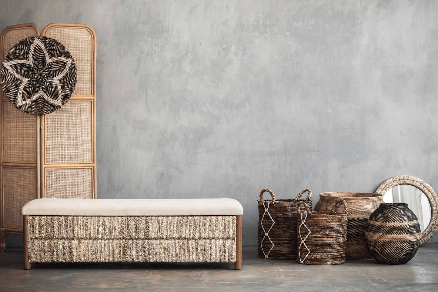 Ola Room divider Brown