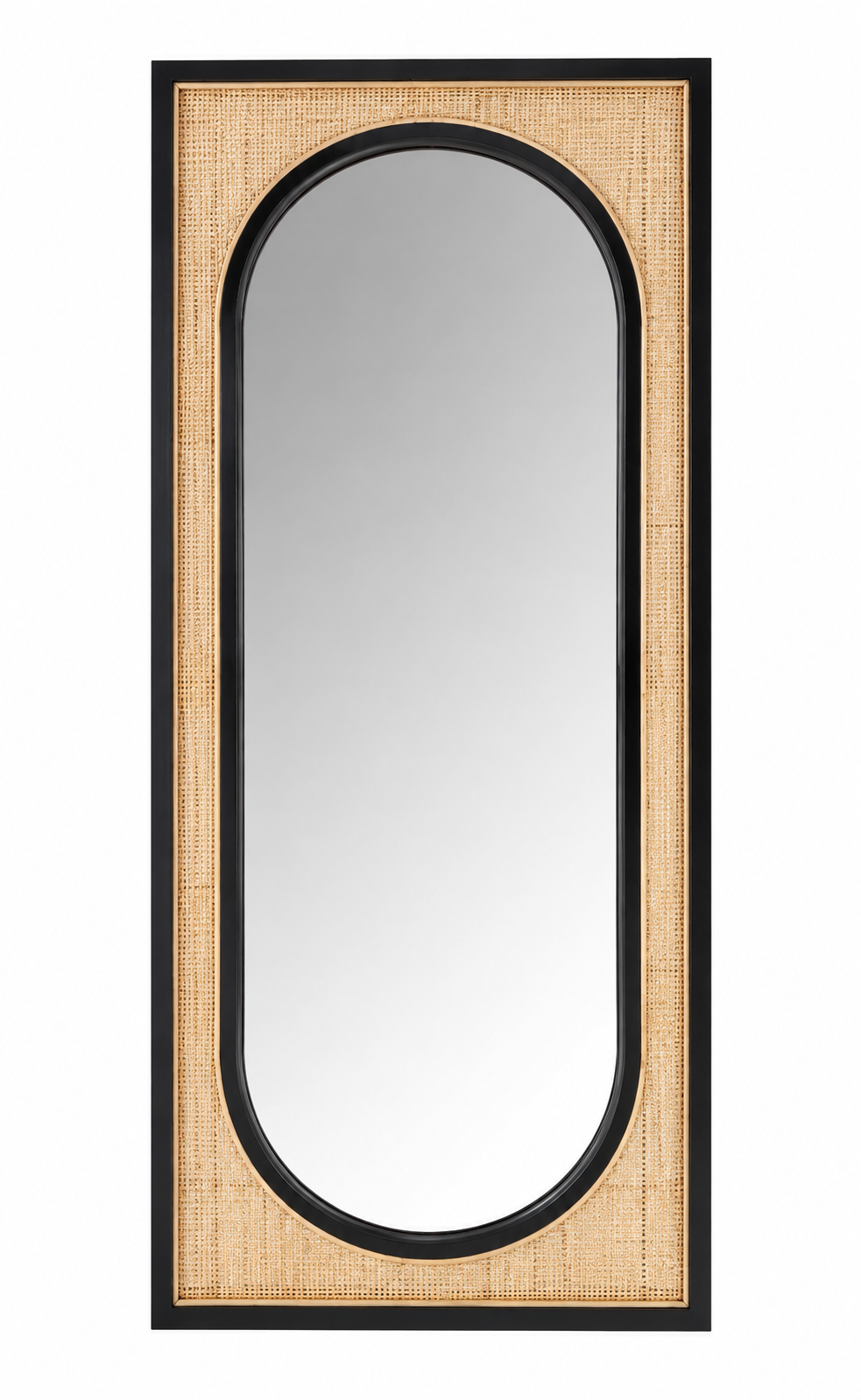 CANDON FLOOR MIRROR - BLACK